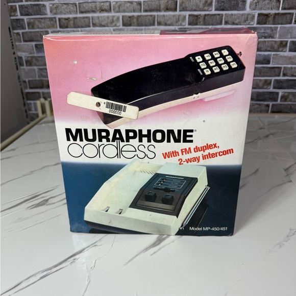 Vintage NOS Muraphone Cordless - Model‎ MP-450/451 - w/ FM Duplex - Picture 1 of 5